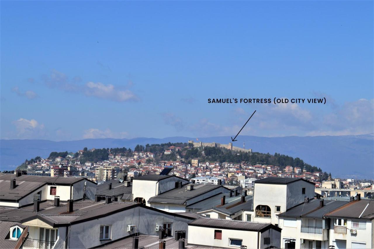 Charming & Spacious 2 Bedroom Apartment With A Gorgeous 8Th-Floor View 奥赫里德 外观 照片